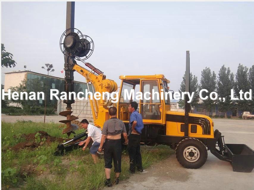 Tractor Mounted Piling Rig (1)